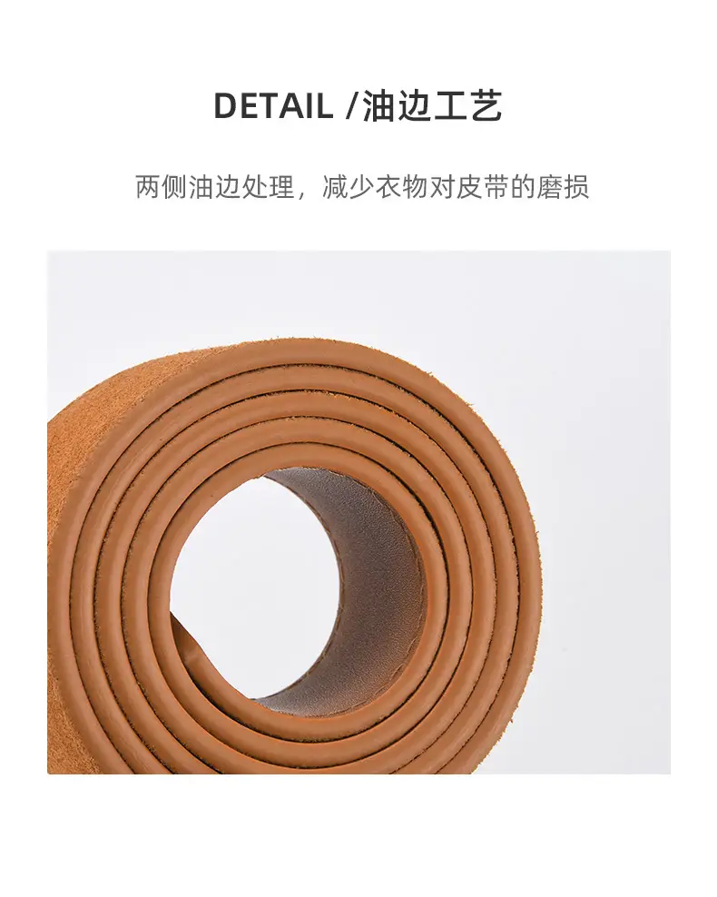 Double Breasted Frosted Belt for Ladies All Match Coat Suit — feature 7