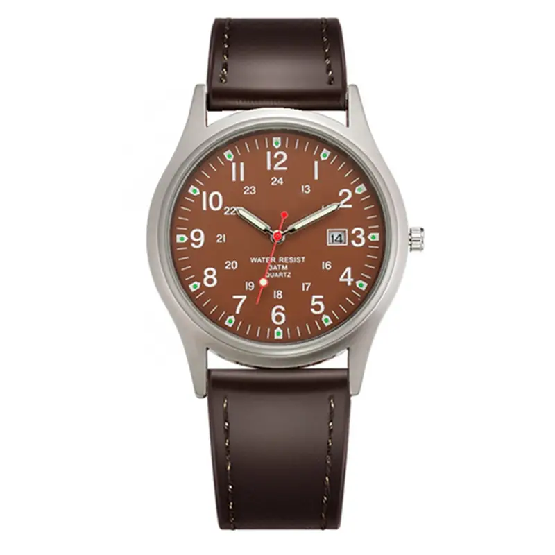 Military Style Men's Quartz Watch with Green Belt - Image 8