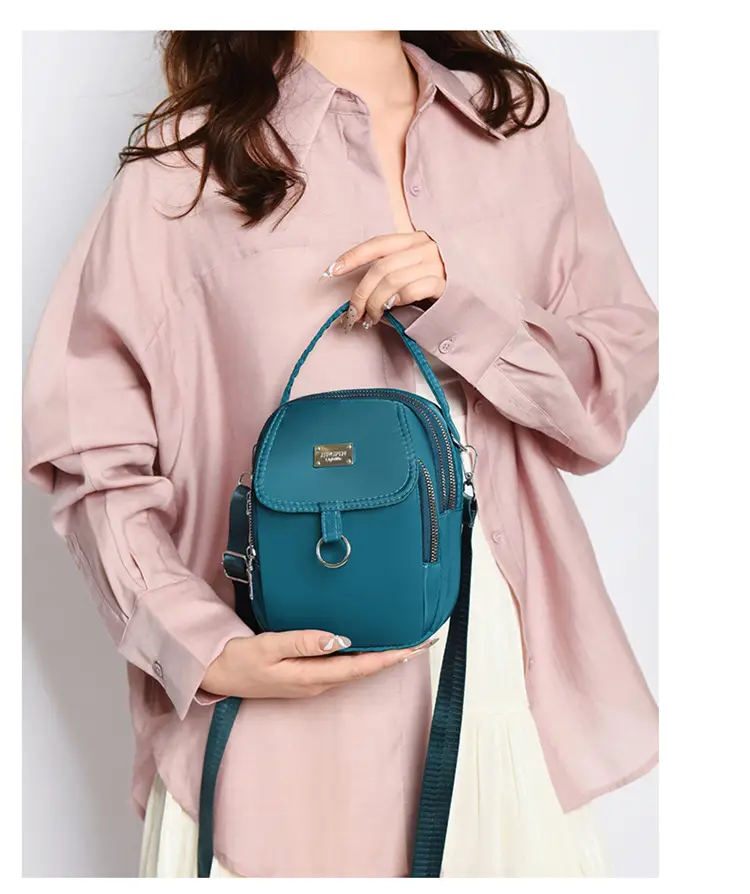 Purple Nylon Crossbody Bag for Women Mobile Phone Accessory — feature 30