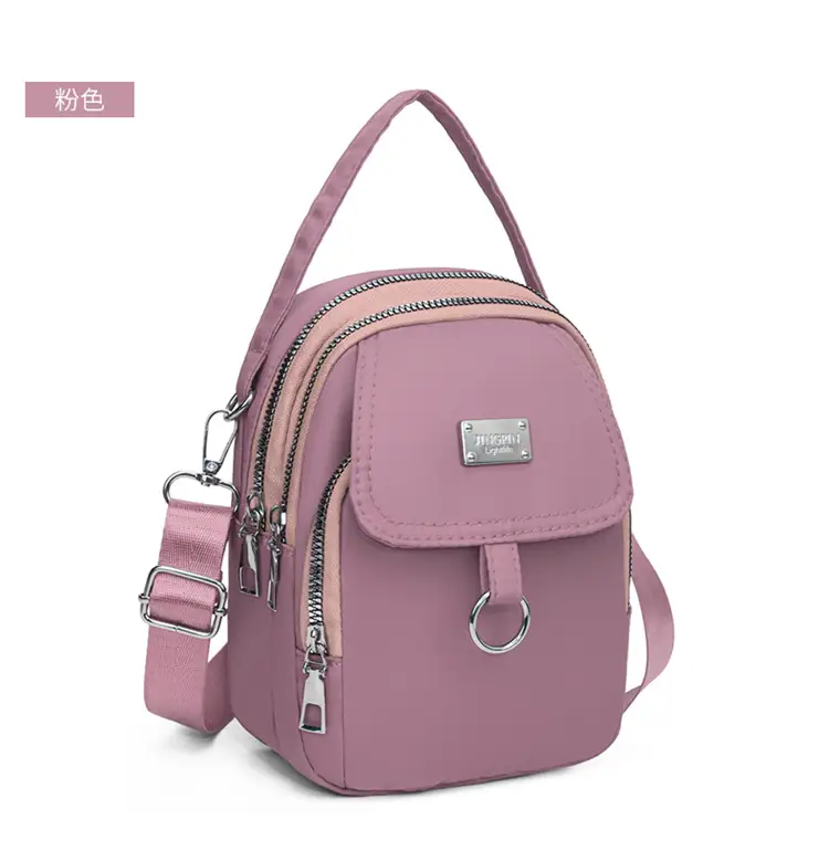 Purple Nylon Crossbody Bag for Women Mobile Phone Accessory — feature 35