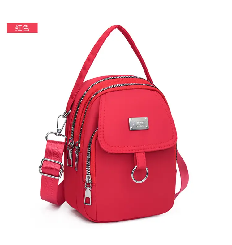 Purple Nylon Crossbody Bag for Women Mobile Phone Accessory — feature 36
