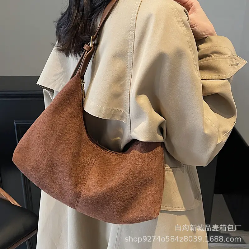 Frosted Shoulder Crossbody Bag Large Capacity 2026 - Image 6