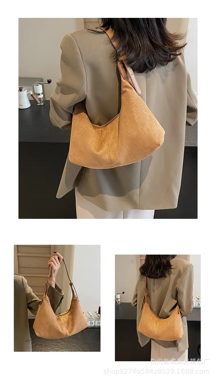 Frosted Shoulder Crossbody Bag Large Capacity 2026 — feature 10