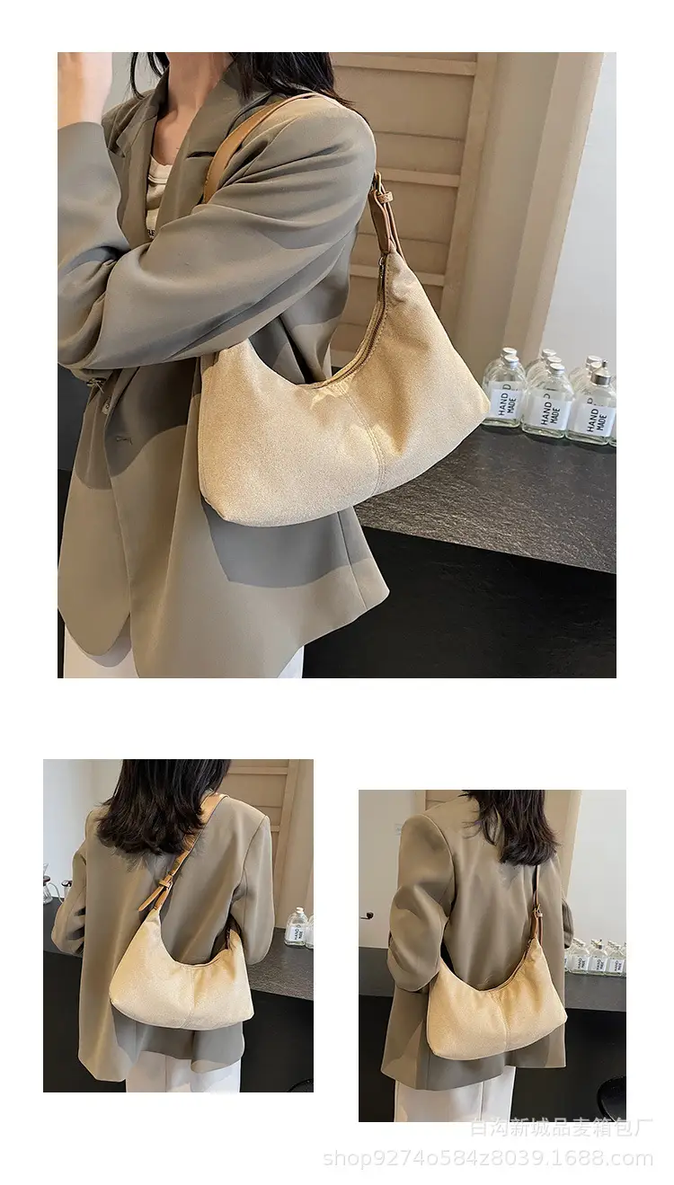 Frosted Shoulder Crossbody Bag Large Capacity 2026 — feature 11