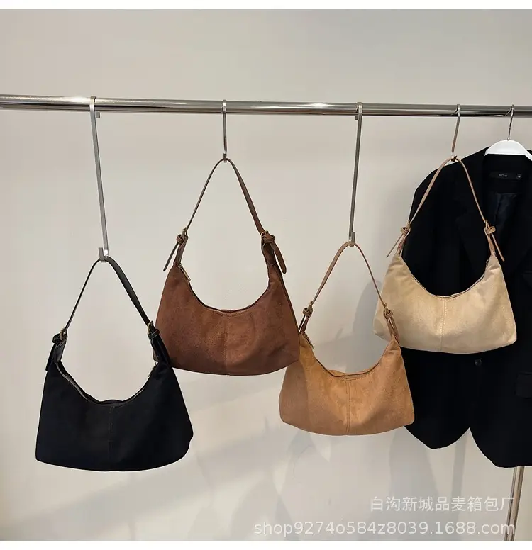 Frosted Shoulder Crossbody Bag Large Capacity 2026 — feature 12