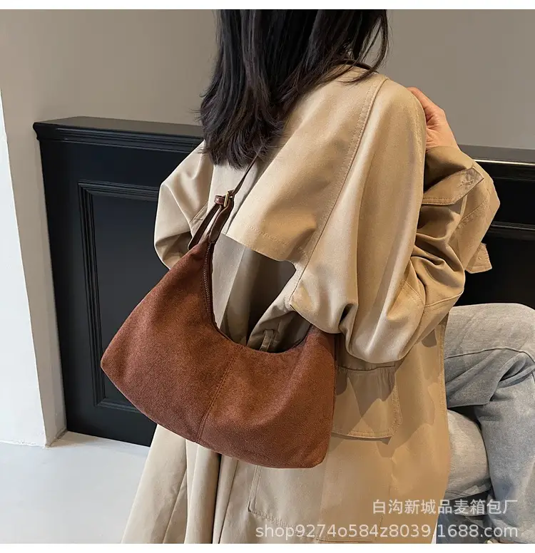 Frosted Shoulder Crossbody Bag Large Capacity 2026 — feature 13