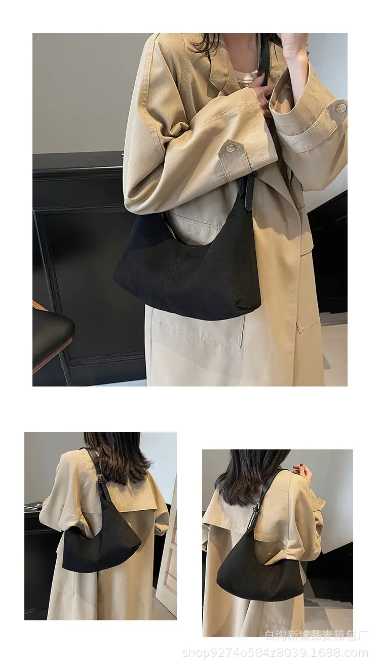 Frosted Shoulder Crossbody Bag Large Capacity 2026 — feature 9