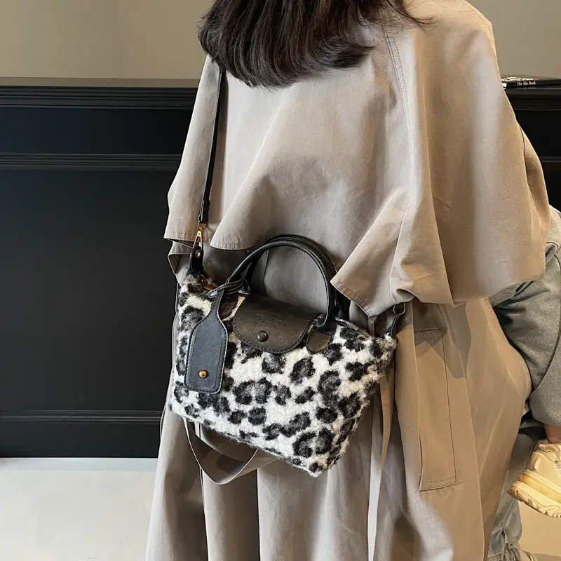 Leopard Print Crossbody Bag for Women 2025