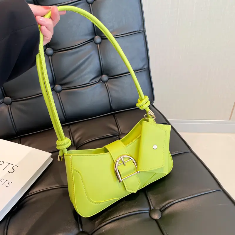 2024 Women's Black Korean Style Shoulder Bag - Image 7