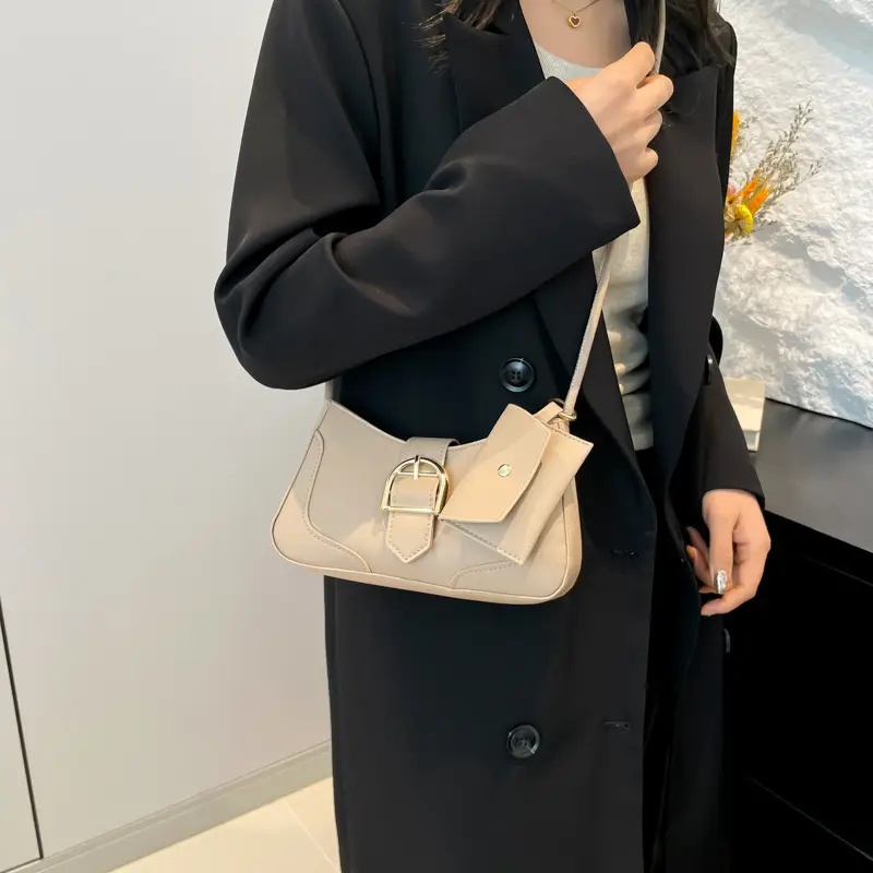 2024 Women's Black Korean Style Shoulder Bag - Image 9