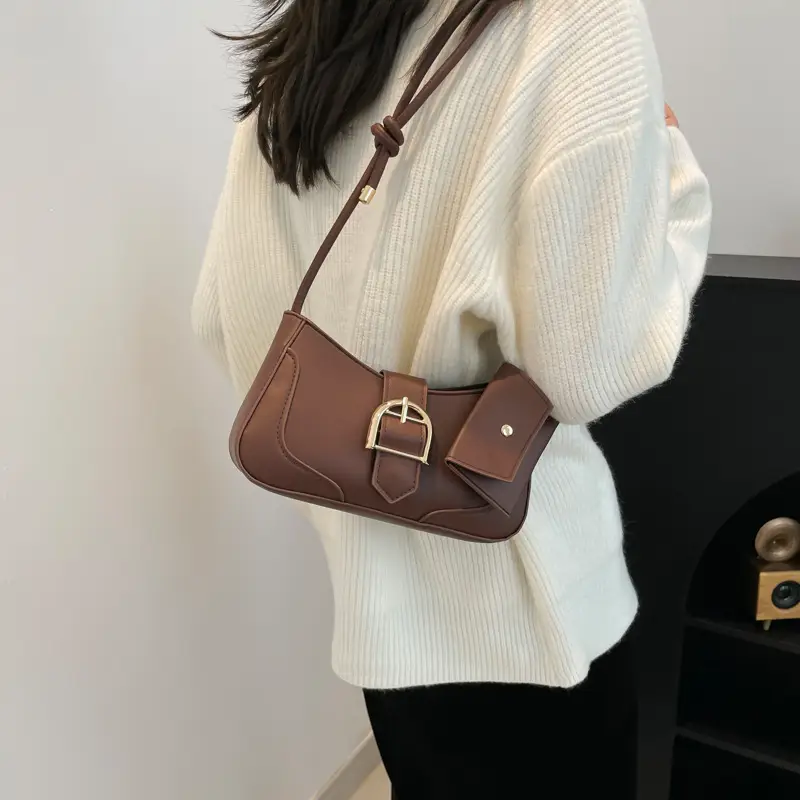 2024 Women's Black Korean Style Shoulder Bag - Image 10