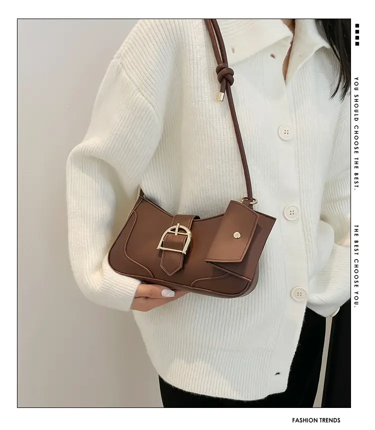 2024 Women's Black Korean Style Shoulder Bag — feature 2