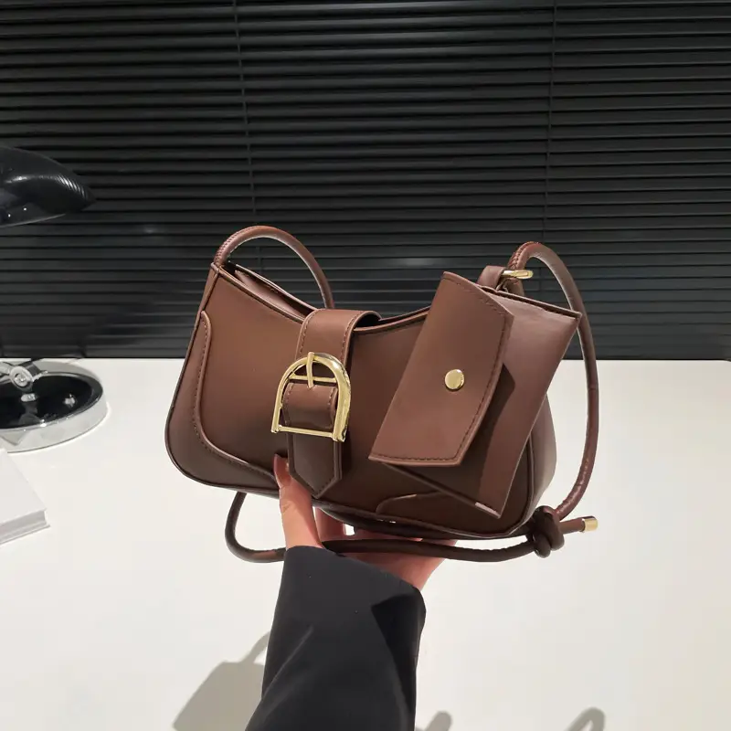 2024 Women's Black Korean Style Shoulder Bag - Image 5