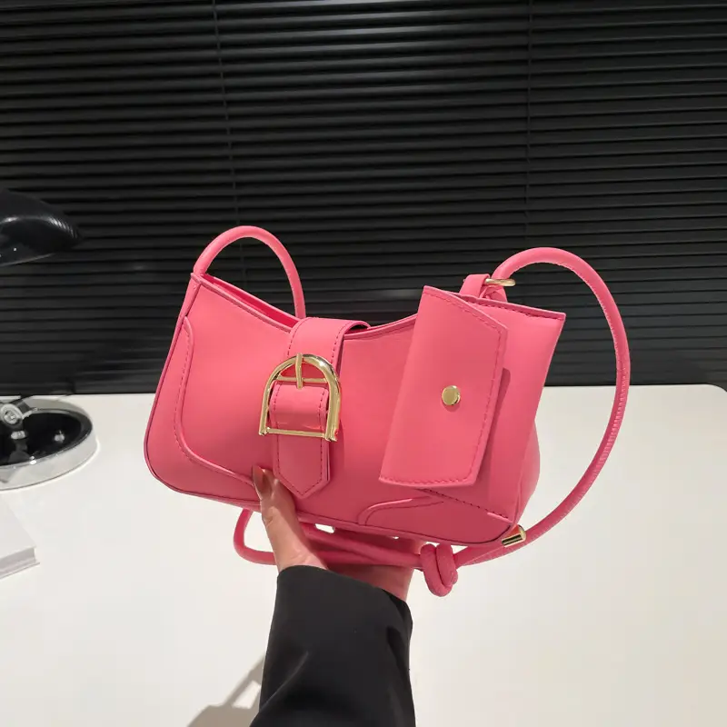 2024 Women's Black Korean Style Shoulder Bag - Image 6