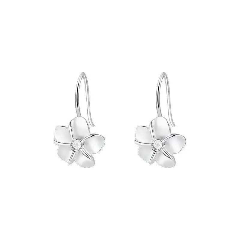 Silver Flower Earrings for Women 2024 New — feature 5