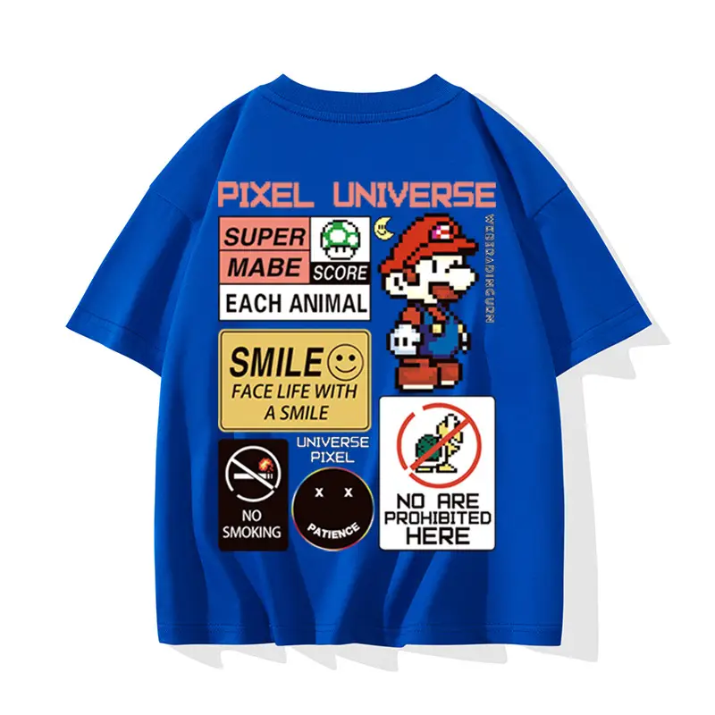 Blue Super Mad Hater T-Shirt for Boys 2026