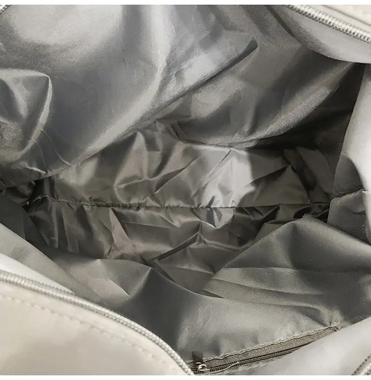 Men's Art Print Messenger Bag Cream White — feature 44