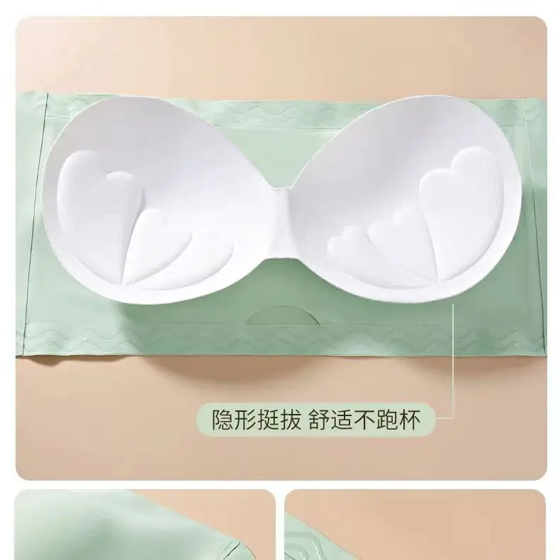 Special for Dancing Students Strapless Chest Wrapping Anti-slip Anti-slip Gathering Traceless Summer Thin Beautiful Back Tube-length Underwear for Women — feature 7