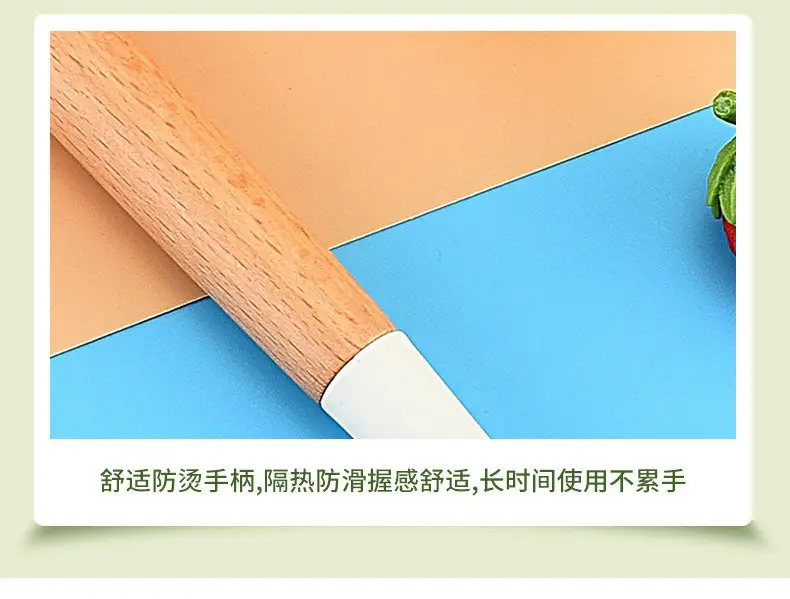 Silicone Kitchen Tools Set with Wooden Handles — feature 9