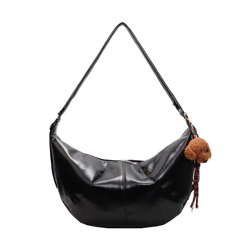 Vintage Brown Women's Shoulder Bag 2024 New Autumn Winter Commute