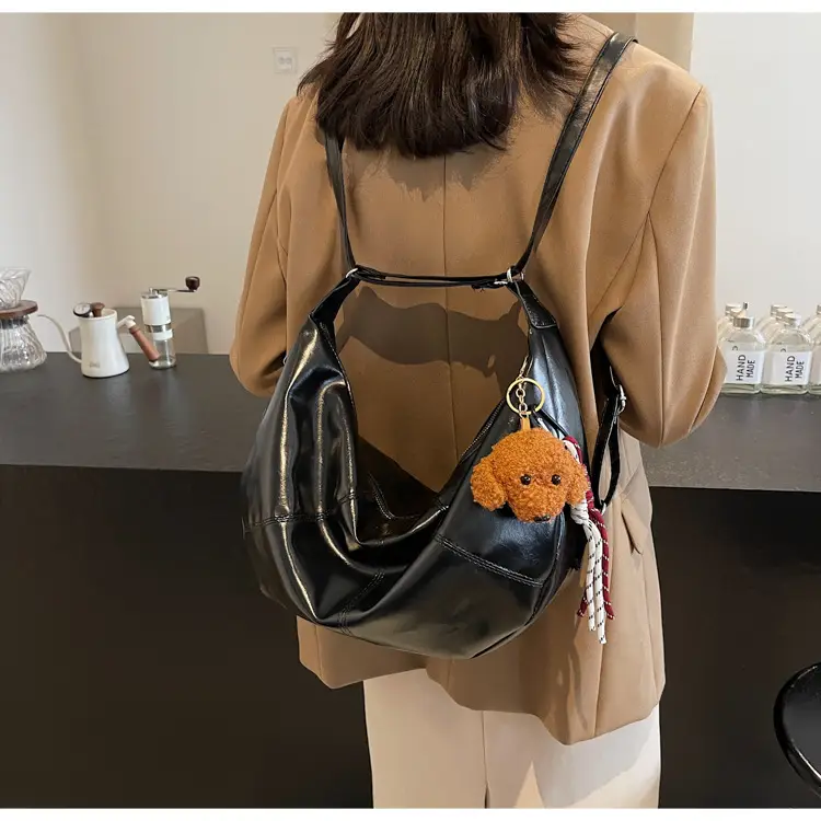 Vintage Brown Women's Shoulder Bag 2024 New Autumn Winter Commute — feature 15