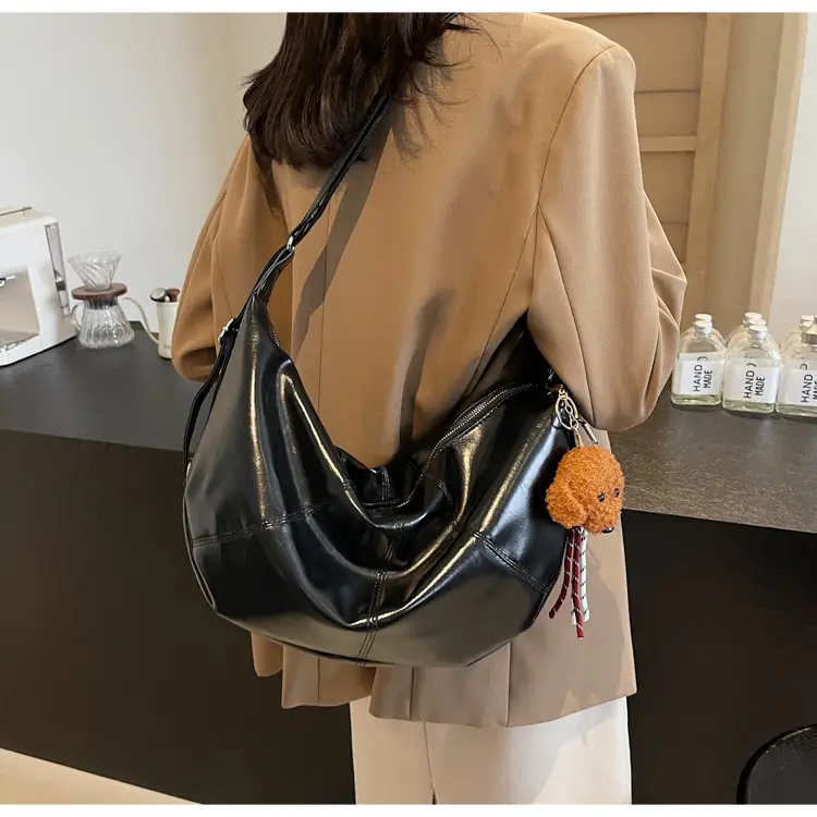 Vintage Brown Women's Shoulder Bag 2024 New Autumn Winter Commute — feature 16