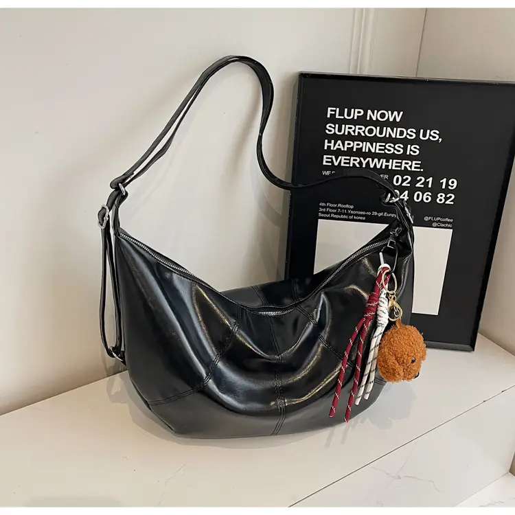 Vintage Brown Women's Shoulder Bag 2024 New Autumn Winter Commute — feature 20
