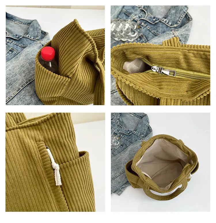 Women's Winter Commuter Tote Bag with Cloud Charm — feature 8
