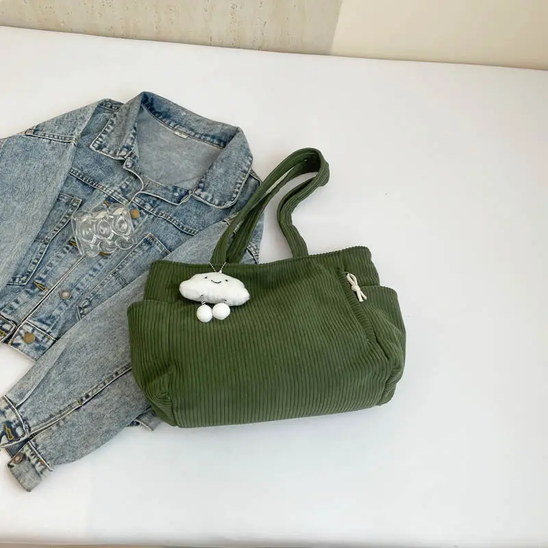 Women's Winter Commuter Tote Bag with Cloud Charm - Image 7