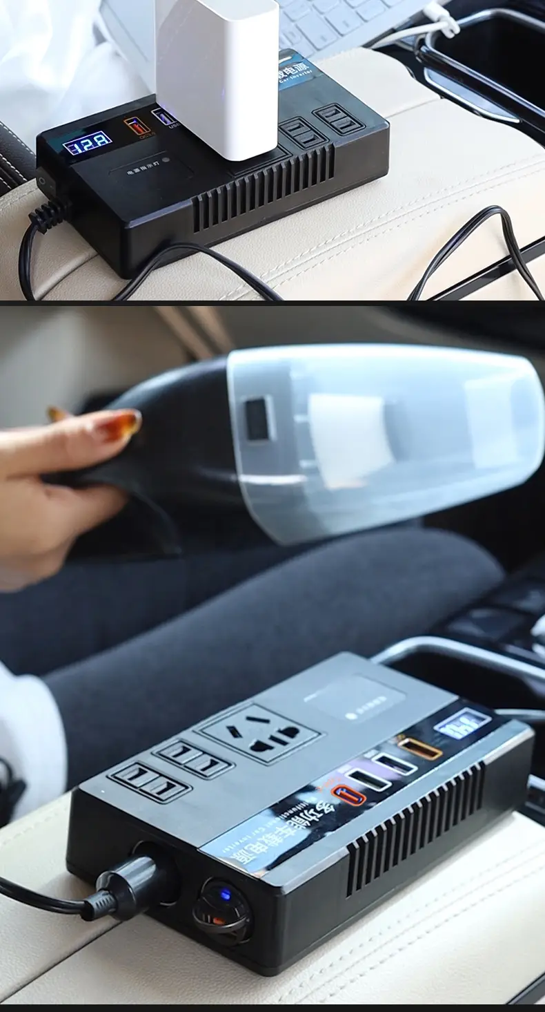 12V/24V Car Inverter Converter 220V Mobile Charger — feature 19