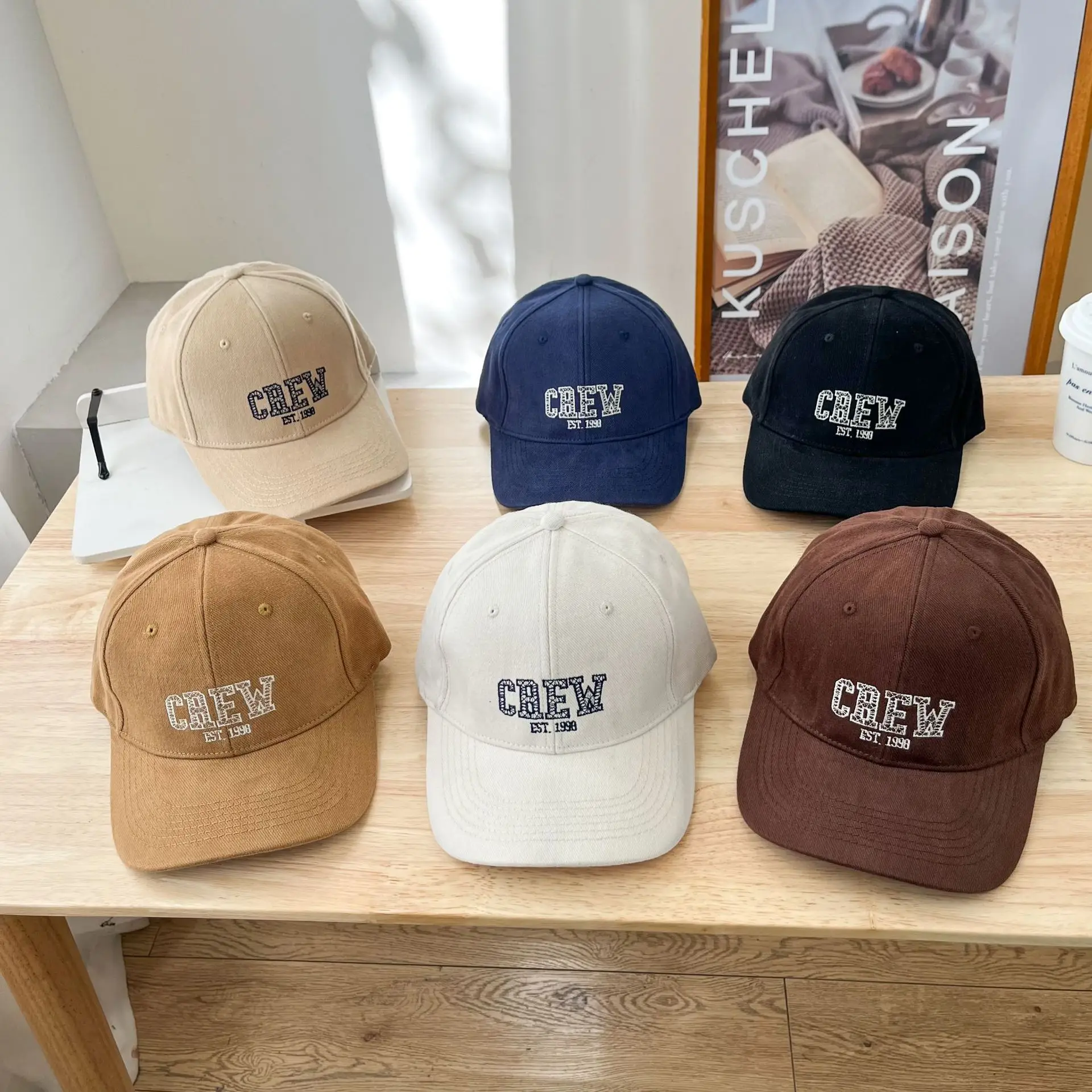 Korean Corduroy Cap Women Men Winter Warm Face Showy Small Cap - Image 9