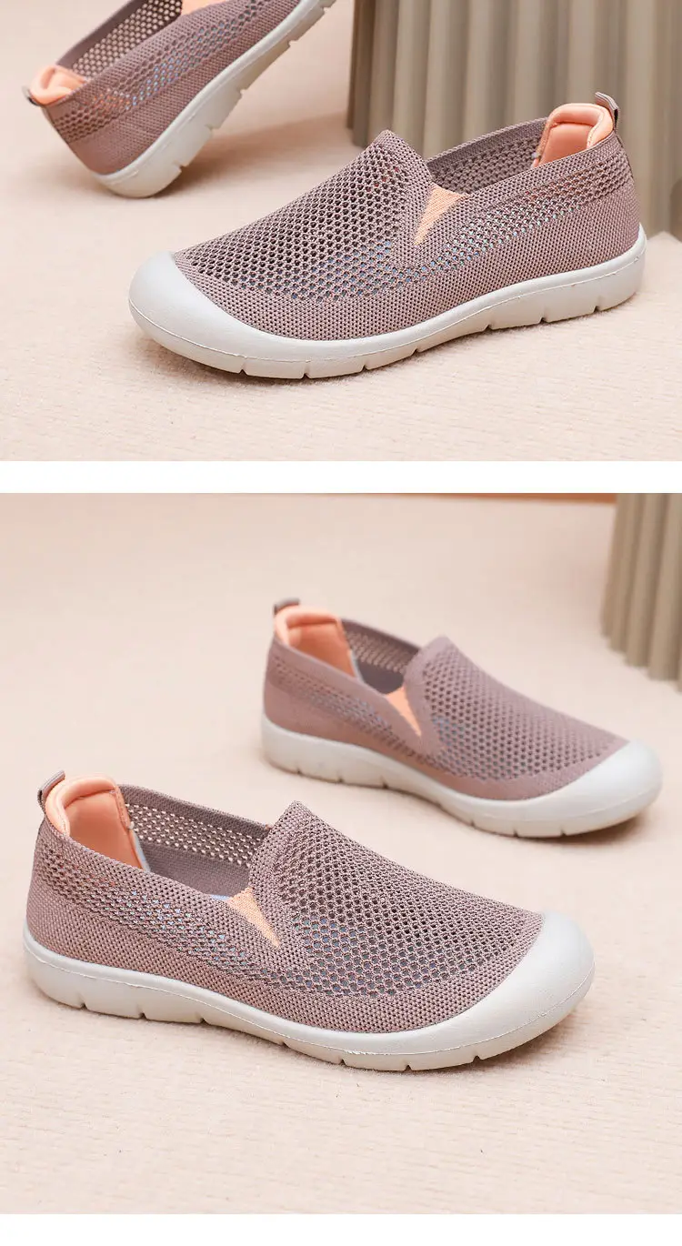 Women's Shoes, Summer Cloth Shoes, Walking Shoes, Breathable Casual Shoes for Middle-Aged and Elderly People, Hollow Mesh Soft-Soled Mom Shoes, Mom Shoes — feature 17