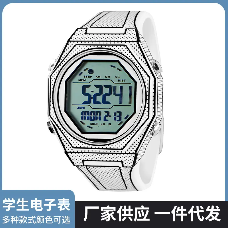Silicone Comic Watch for Teens Waterproof Multifunctional - Image 3