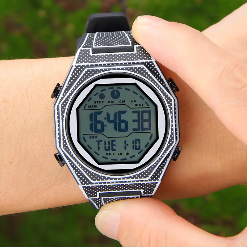 Silicone Comic Watch for Teens Waterproof Multifunctional - Image 5