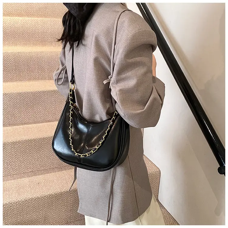 Women Crossbody Bag Brown Leather Retro Western Style — feature 26