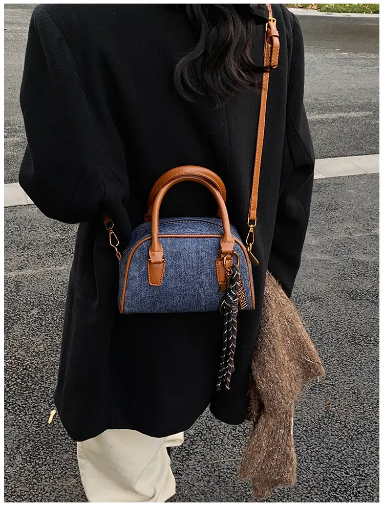 Retro Casual Shoulder Bag Women 2024 Brown Leather Tassel — feature 19