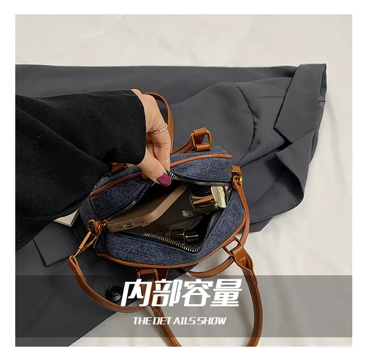 Retro Casual Shoulder Bag Women 2024 Brown Leather Tassel — feature 7
