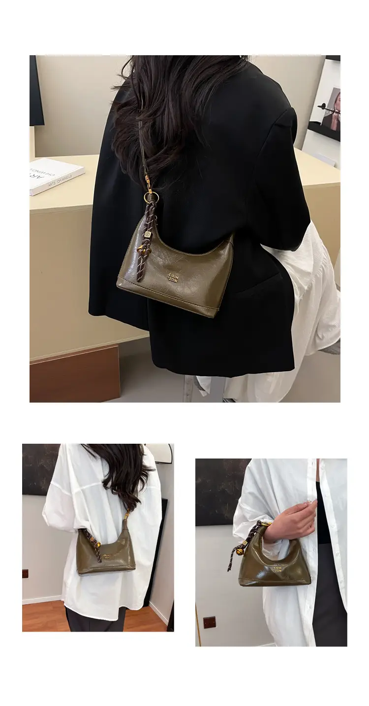 Black High-End Maillard Shoulder Crossbody Bag Women 2024 — feature 10