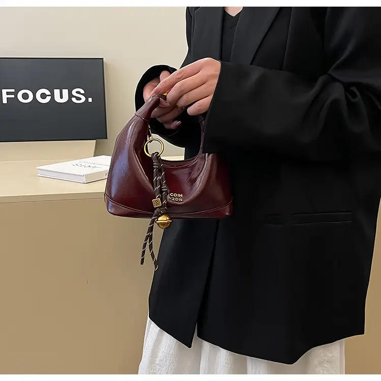 Black High-End Maillard Shoulder Crossbody Bag Women 2024 — feature 21
