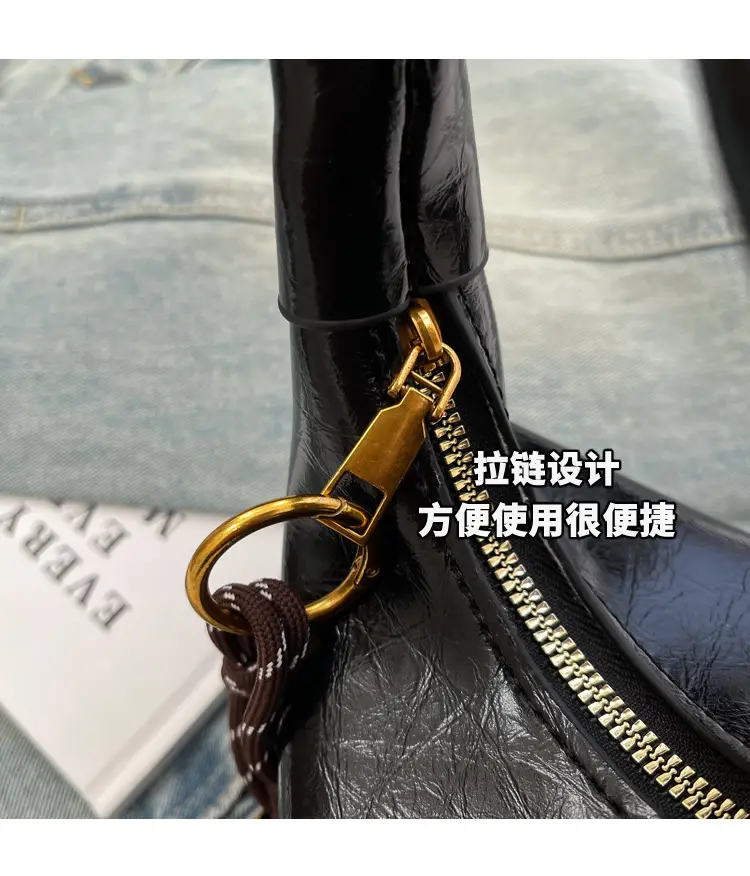 Black High-End Maillard Shoulder Crossbody Bag Women 2024 — feature 6