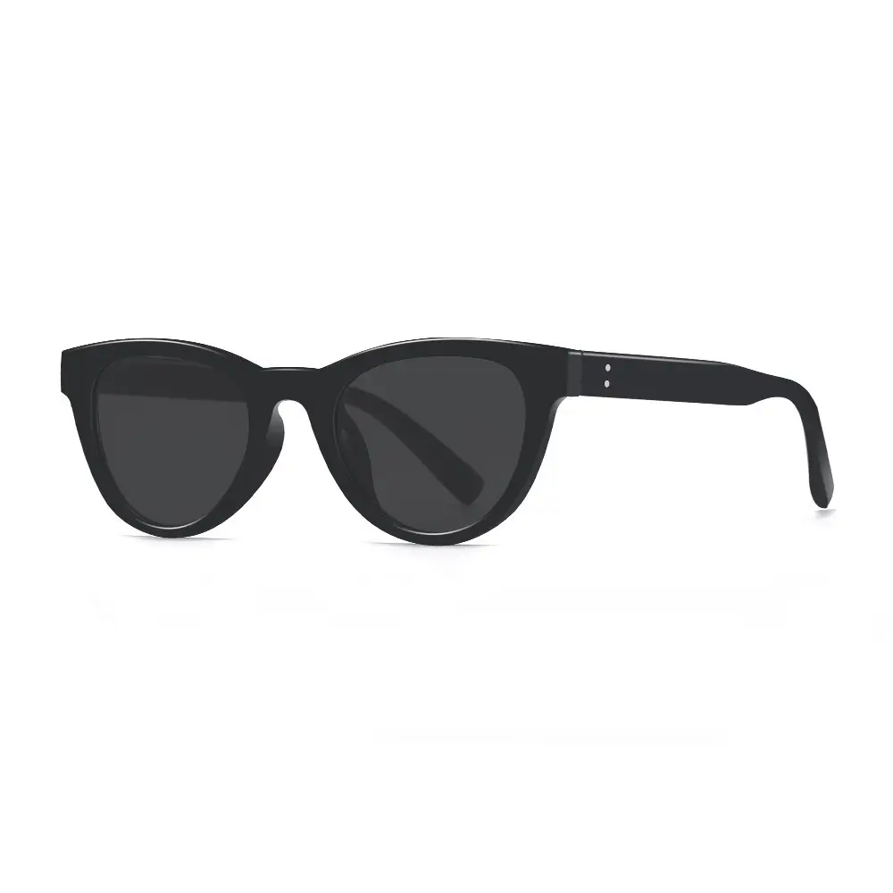 New Korean Style Retro Cat's Eye Sunglasses Women's Elegant Age-reduating White Travel Photograph UV-proof Polarized Sunglasses