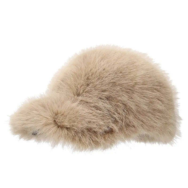 Plush Warm Duckbill Cap for Women Winter Outdoor - Image 8