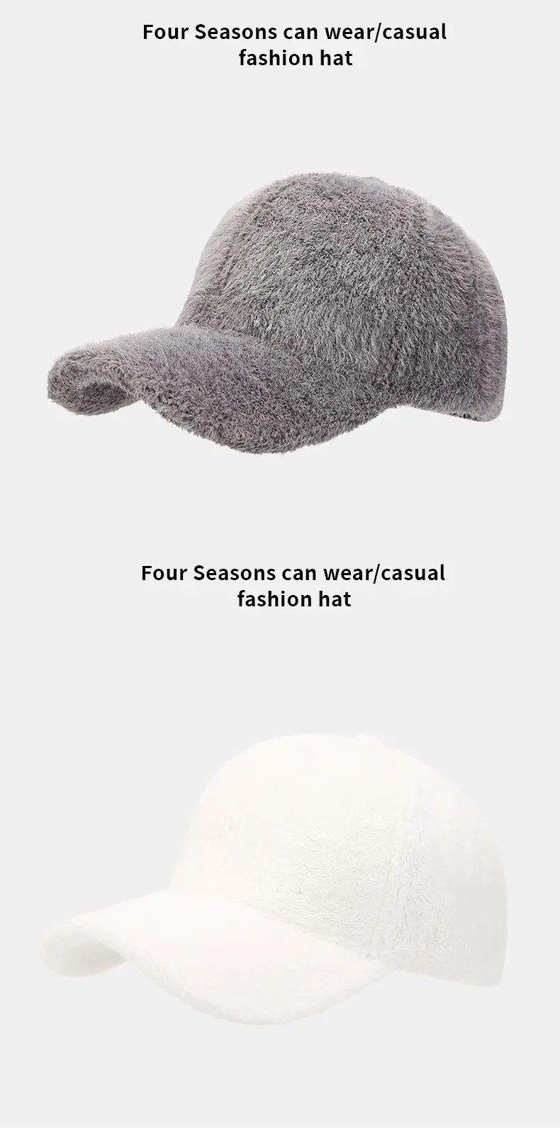 Winter Wool Duck Tongle Hat Cream — feature 7