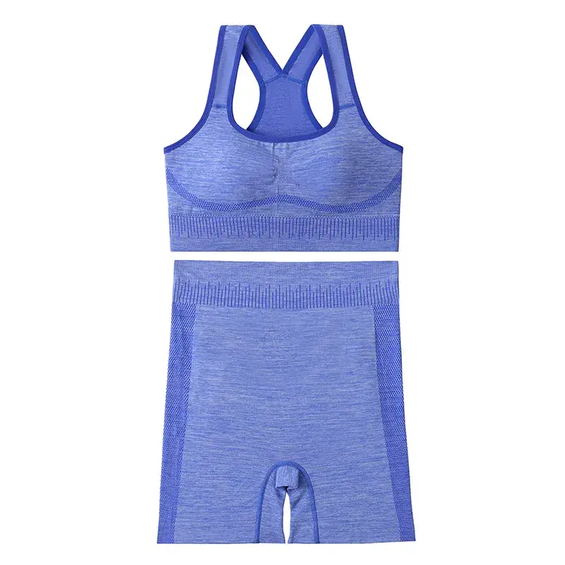 Women Crossbody Yoga Underwear Peach Blue Hip Wrap Design - Image 3