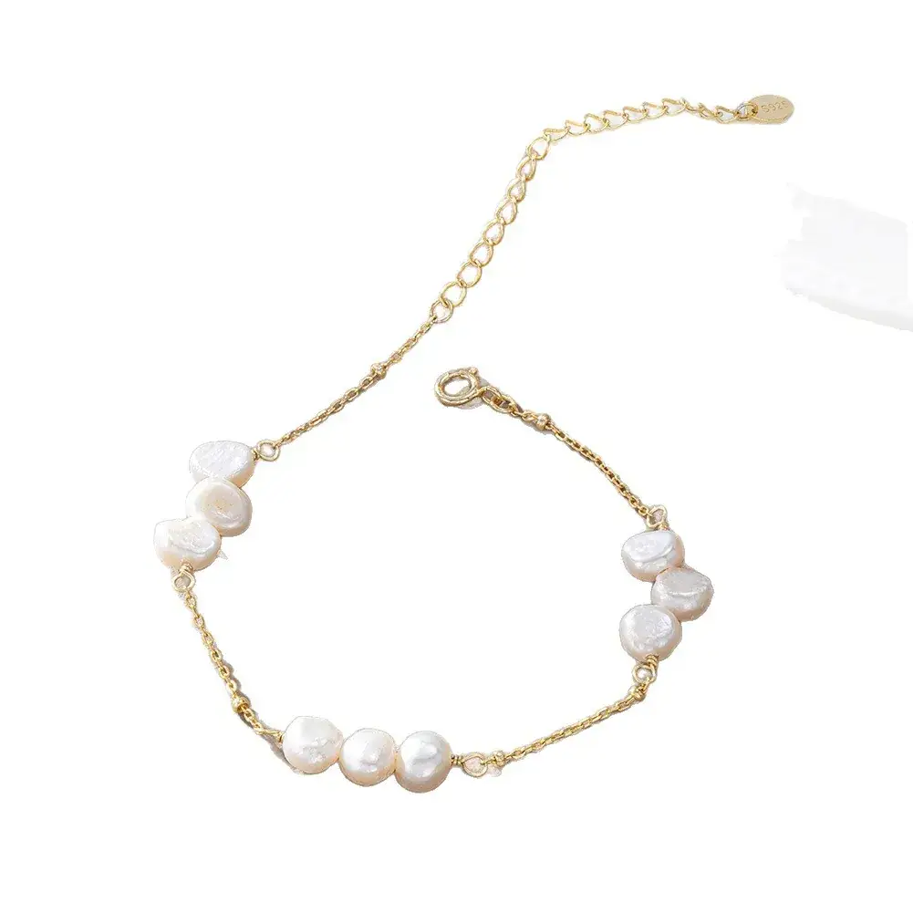 Shangda New S925 Sterling Silver Pearl Bracelet - Image 22