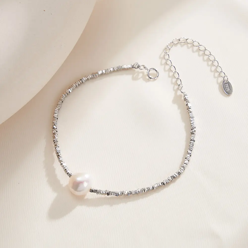 Shangda New S925 Sterling Silver Pearl Bracelet — feature 16