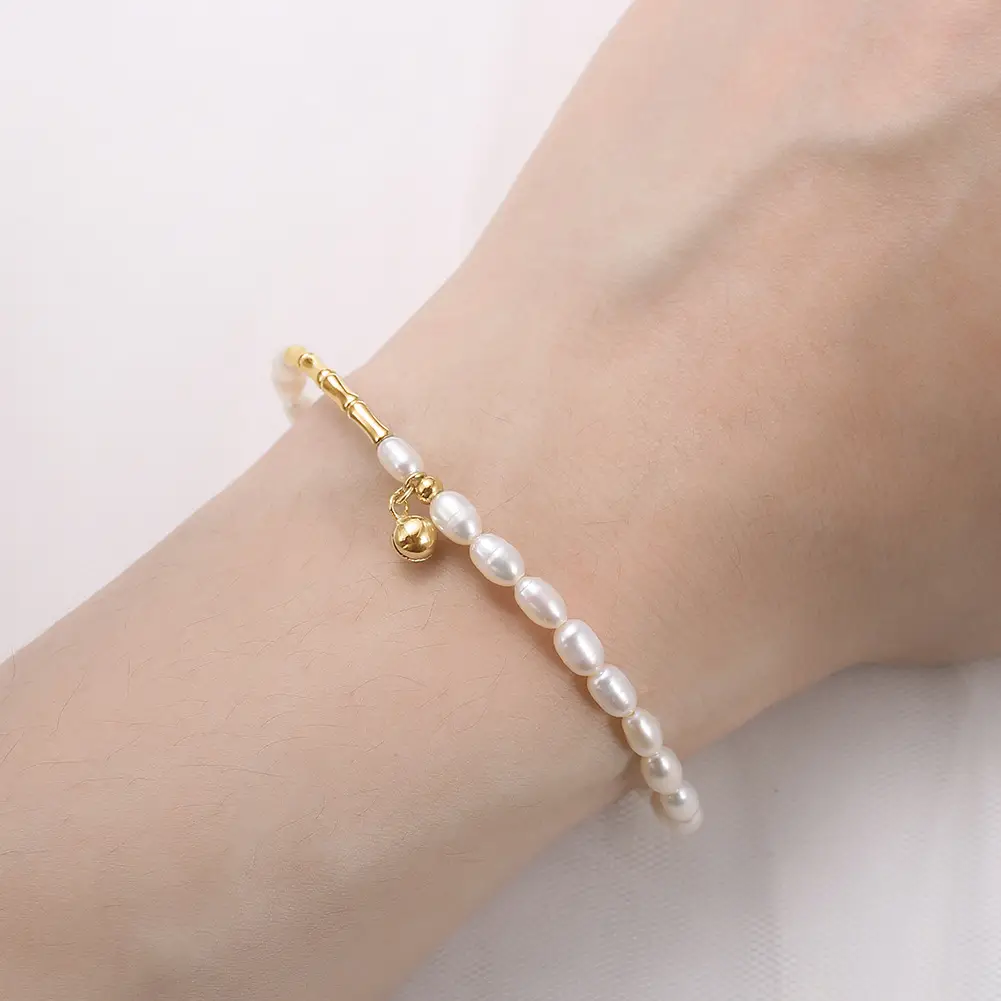 Shangda New S925 Sterling Silver Pearl Bracelet — feature 22