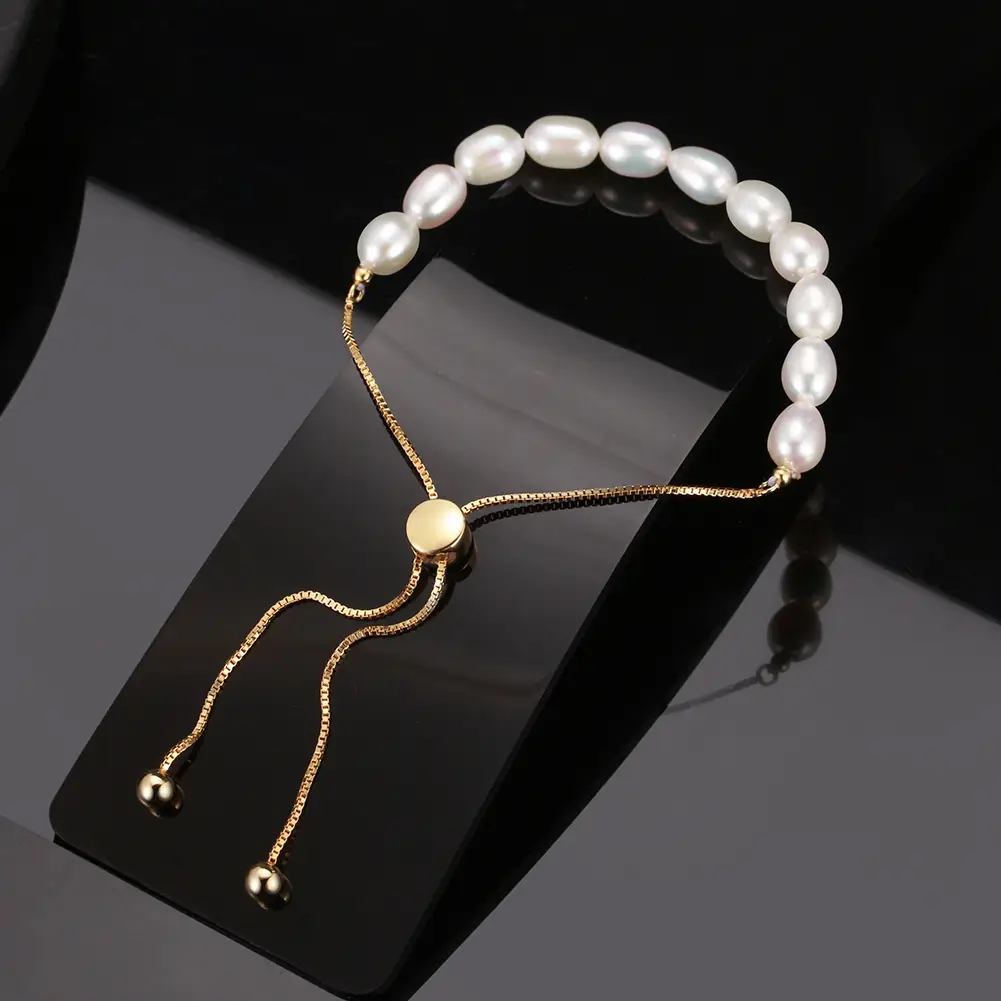 Shangda New S925 Sterling Silver Pearl Bracelet — feature 34