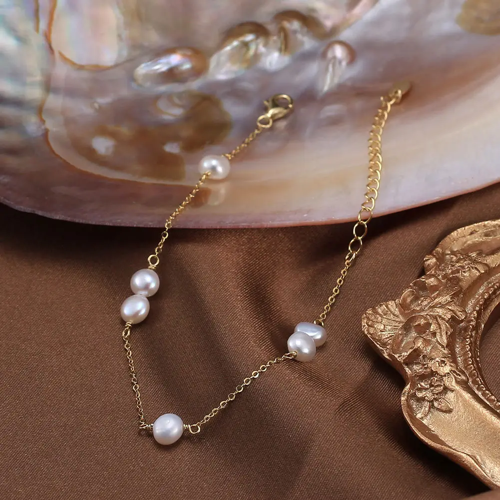 Shangda New S925 Sterling Silver Pearl Bracelet — feature 39