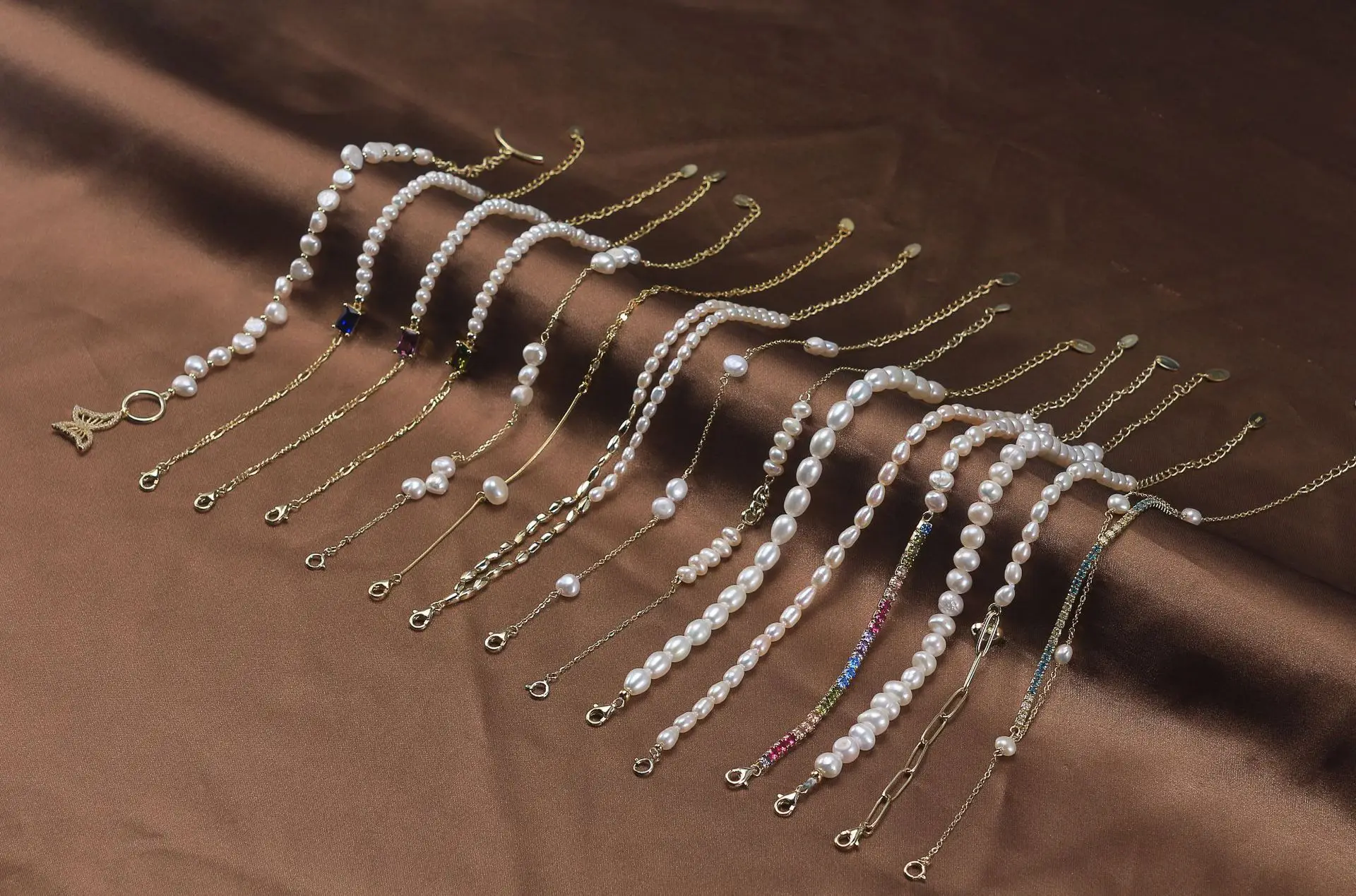 Shangda New S925 Sterling Silver Pearl Bracelet — feature 45